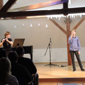 Vánoční pěvecké vystoupení žáků třídy Jany Borkové, 7. 12. 2016