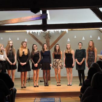 Vánoční pěvecké vystoupení žáků třídy Jany Borkové, 7. 12. 2016