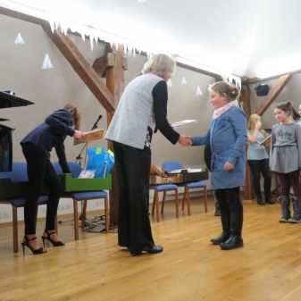 Výtvarný obor - Předávání ocenění ze soutěží