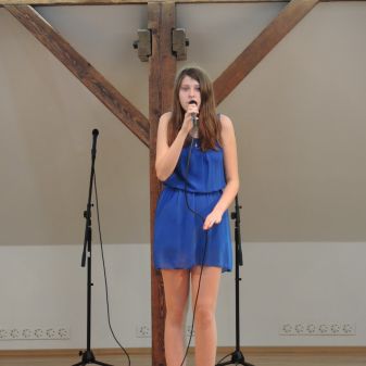 Třídní pěvecká vystoupení žáků Jany Borkové, duben 2016