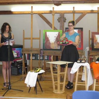 Obhajoby absolventských prací a předávání ocenění z výtvarných soutěží, květen 2016