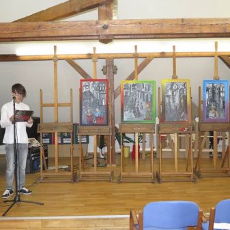 Obhajoby absolventských prací a předávání ocenění z výtvarných soutěží, květen 2016