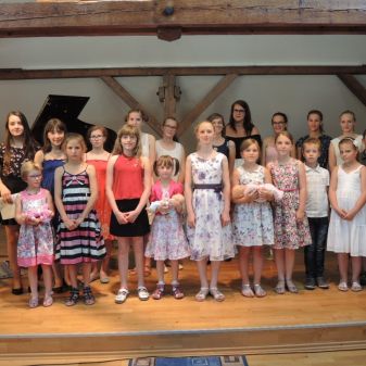 Závěrečný třídní koncert žáků Anny Zlatové, 20. 6. 2017