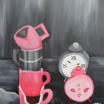 Obhajoby absolventských prací výtvarného oboru