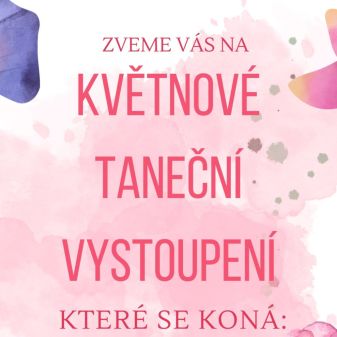 Květnové taneční vystoupení