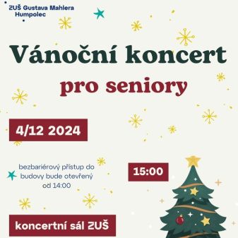 Vánoční koncert pro seniory