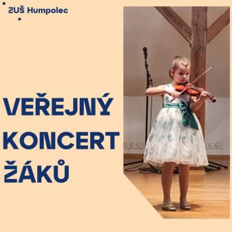 Veřejný koncert žáků 13. 3.