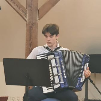 Vystoupení akordeonové třídy