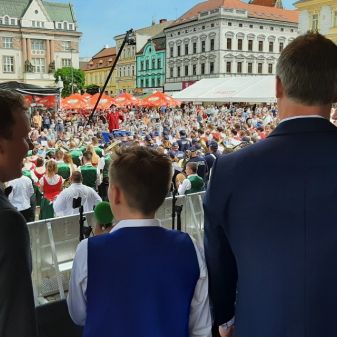Kmochův Kolín - vystoupení Dechového orchestru mladých