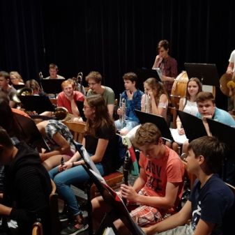 Kmochův Kolín - vystoupení Dechového orchestru mladých