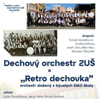 Dechový orchestr ZUŠ a "Retro" dechovka