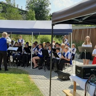 Koncert dechového orchestru pro Domov blahoslavené Bronislavy