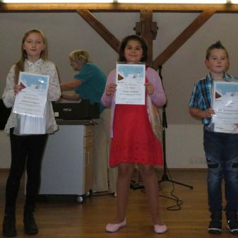 Předání cen z mezinárodních a celostátních soutěží