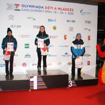 Michaela Krejčí na Zimní olympiádě dětí a mládeže