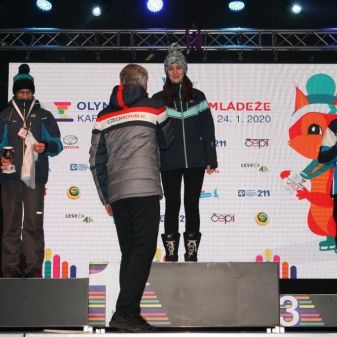 Michaela Krejčí na Zimní olympiádě dětí a mládeže
