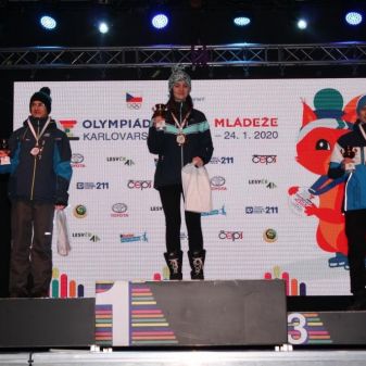 Michaela Krejčí na Zimní olympiádě dětí a mládeže