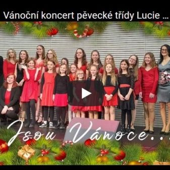 Vánoční koncert pěvecké třídy Lucie Honzlové