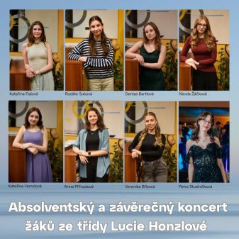 Absolventský a závěrečný koncert žáků Lucie Honzlové